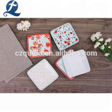 Good Quality Durable Party Use Food Tray Ceramic Printing Plate